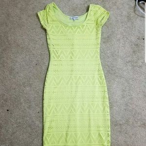 Almost Famous light lime green dress
